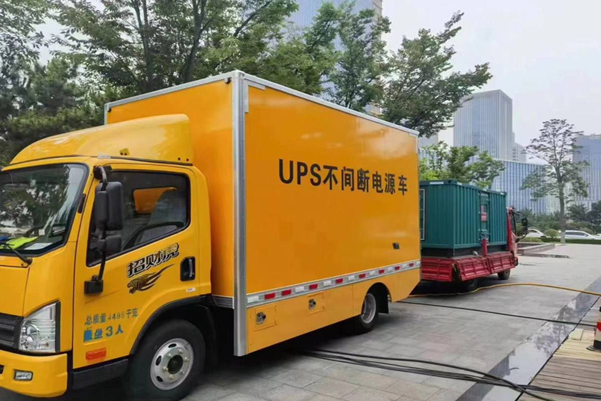 淇县发电机租赁施工现场