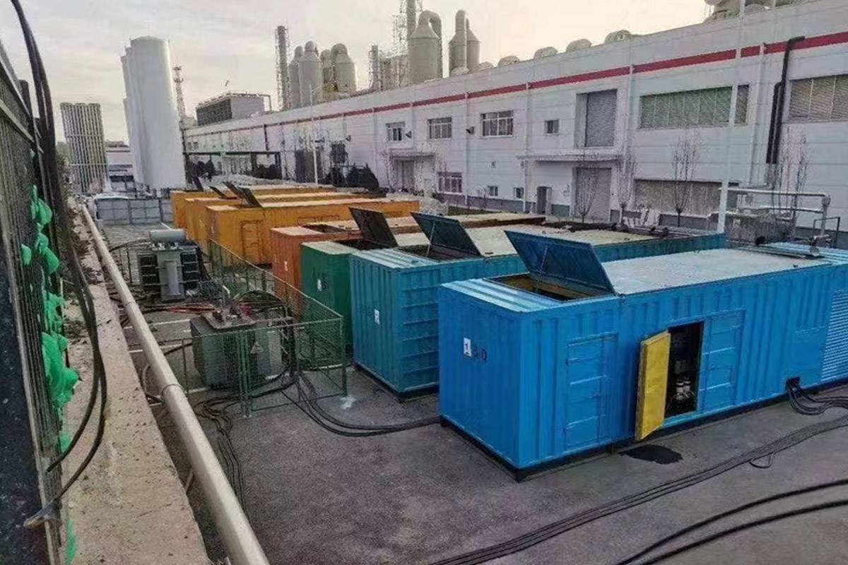淇县发电机租赁施工现场